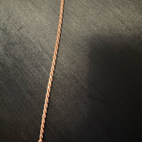 💥‼️CRAZY SALE‼️Sterling Silver Rope Chain Bracelet, 8 inches - Picture 3 of 4